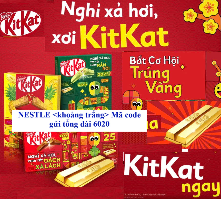 🎉 MUA THANH KITKAT, TRẢ MỘT THANH VÀNG 24K